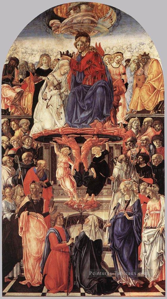 Le Couronnement de la Vierge Sienne Francesco di Giorgio Peintures à l'huile